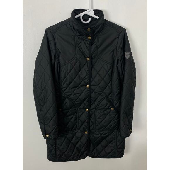 Women Eddie Bauer Sportshop quilted polyester insulated parka jacket coat PS - Picture 1 of 5